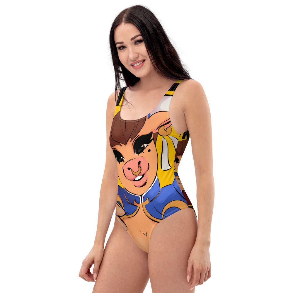 Muu li One-Piece Swimsuit
